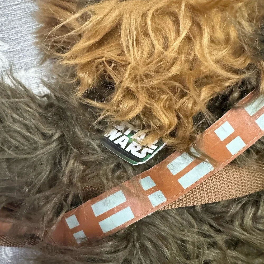 Disney Chewbacca Plush Backpack Full Body Furry Bag Bandolier Strap